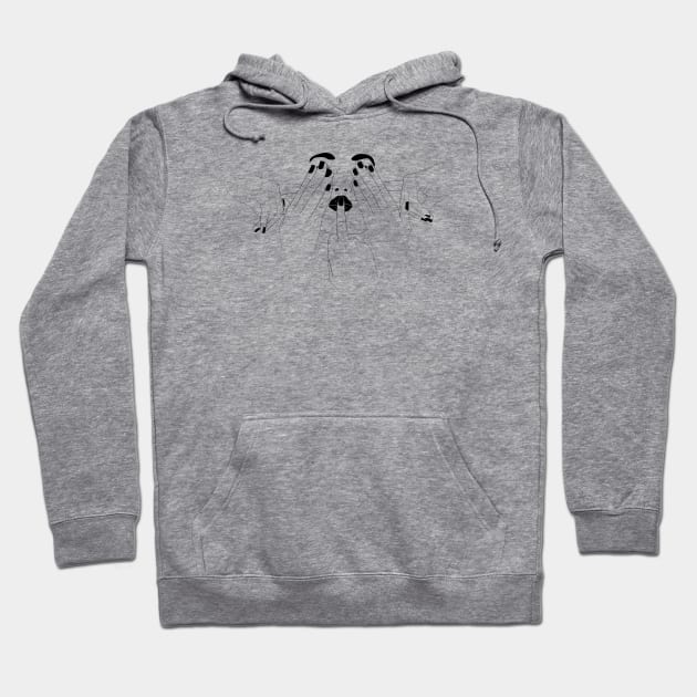 3 Wise Monkeys Hoodie by ellehell